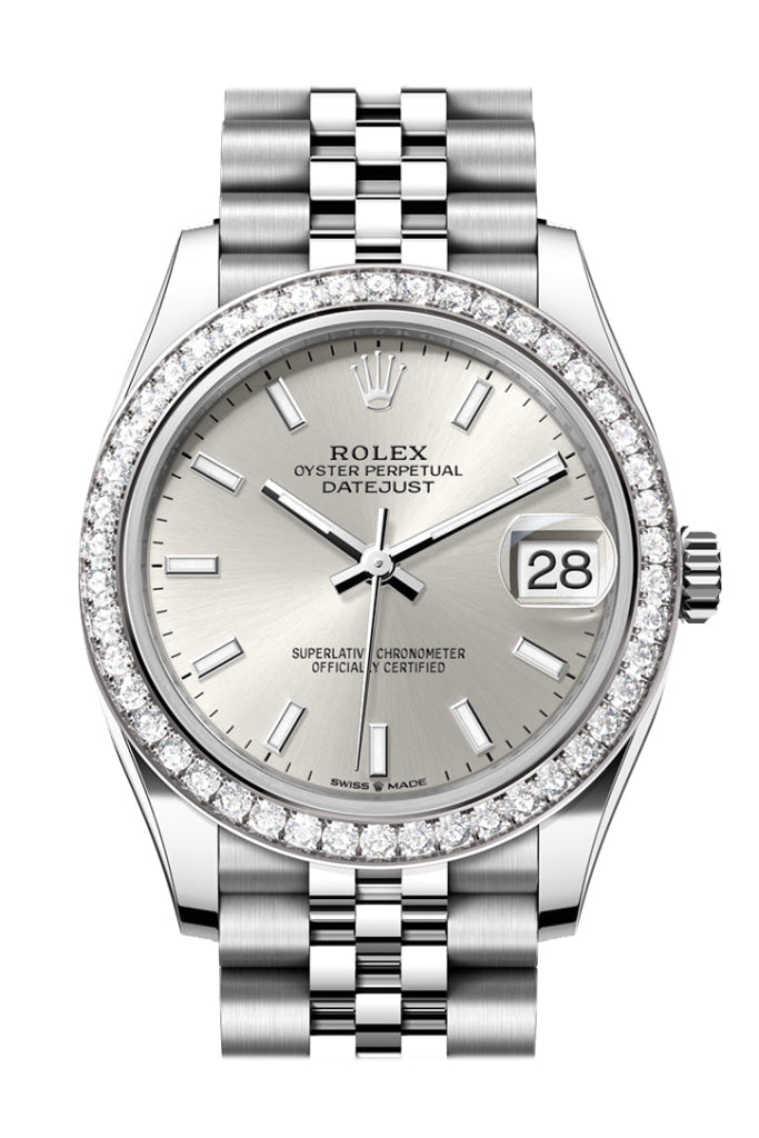 Rolex Datejust 31 Silver Dial Jubilee Ladies Watch 278384Rbr 278384Rbr-0016