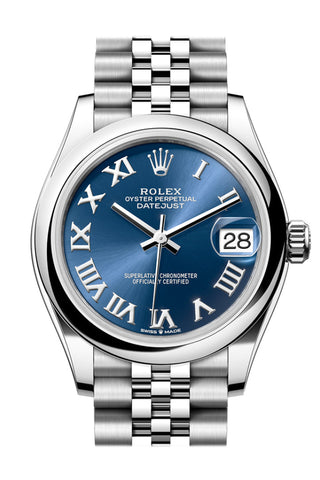 Rolex Datejust 31 Blue Roman Jubilee Ladies Watch 278240 278240-0018