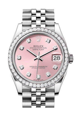 Rolex Datejust 31 Pink Diamond Dial Jubilee Ladies Watch 278384Rbr 278384Rbr-0036