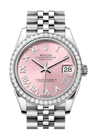 Rolex Datejust 31 Pink Roman Dial Jubilee Ladies Watch 278384Rbr 278384Rbr-0024