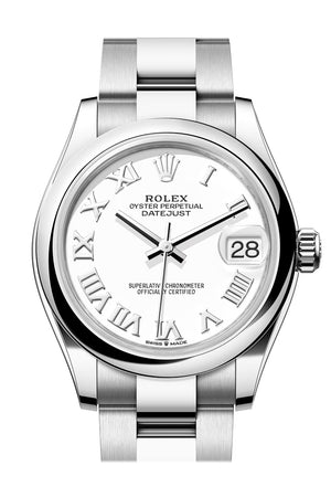Rolex Datejust 31 White Roman Dial Oyster Ladies Watch 278240 278240-0003