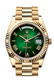 Rolex Day-Date 40 Ombré Dial 18K Yellow Gold President Men's Watch 228238