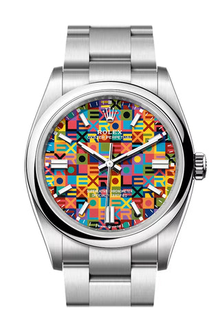 Rolex Oyster Perpetual 36 Colorful Motif Dial Watch 126000-0016 126000