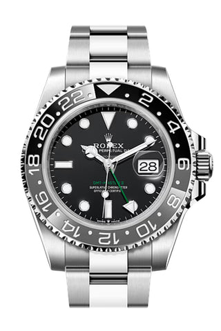 Rolex GMT-Master II Black Dial Grey-Black Bezel Men's Watch 126710GRNR 2024 Releases