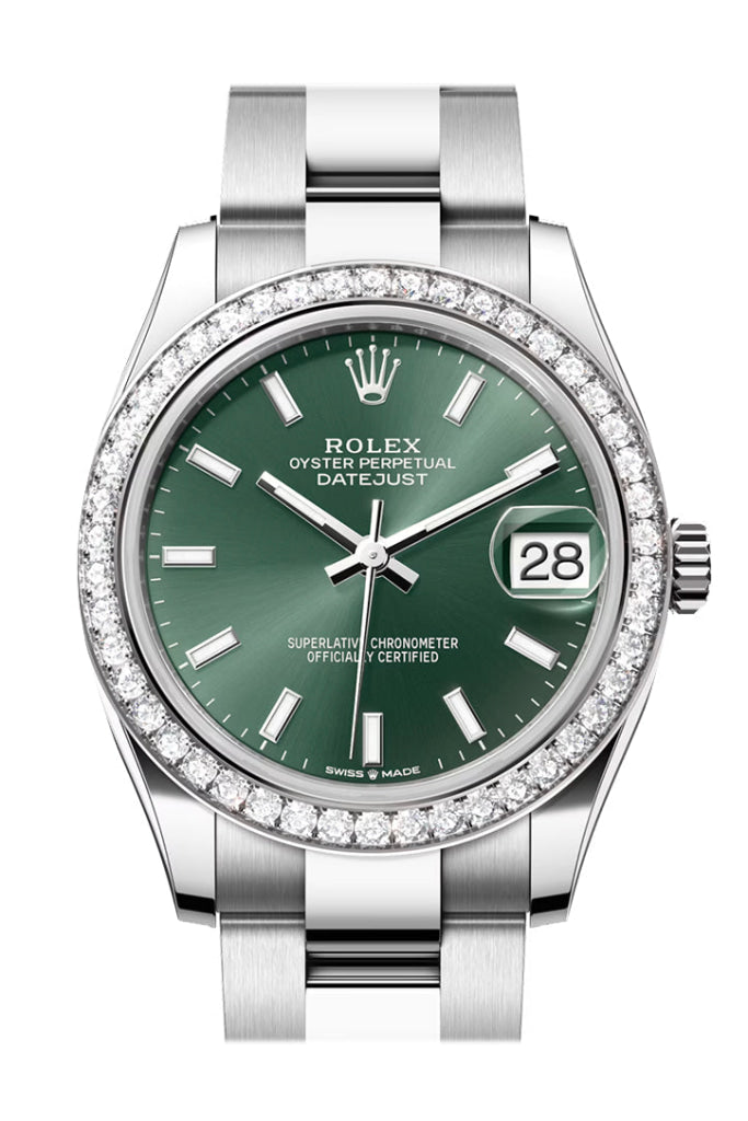 Rolex Datejust 31 Green Dial Ladies Watch 278384Rbr 278384Rbr-0021