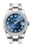Rolex Datejust 31 Blue Roman Dial Ladies Watch 278384RBR 278384RBR-0038