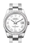Rolex Datejust 31 White Roman Dial Ladies Watch 278384RBR 278384RBR-0013