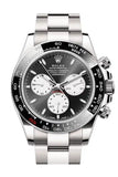 Rolex Daytona Black Dial White Gold Oyster Bracelet 126529LN