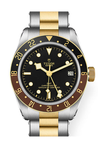 Tudor Black Bay S&G, GMT 41 Black Dial Yellow Gold Steel M79833MN-0001