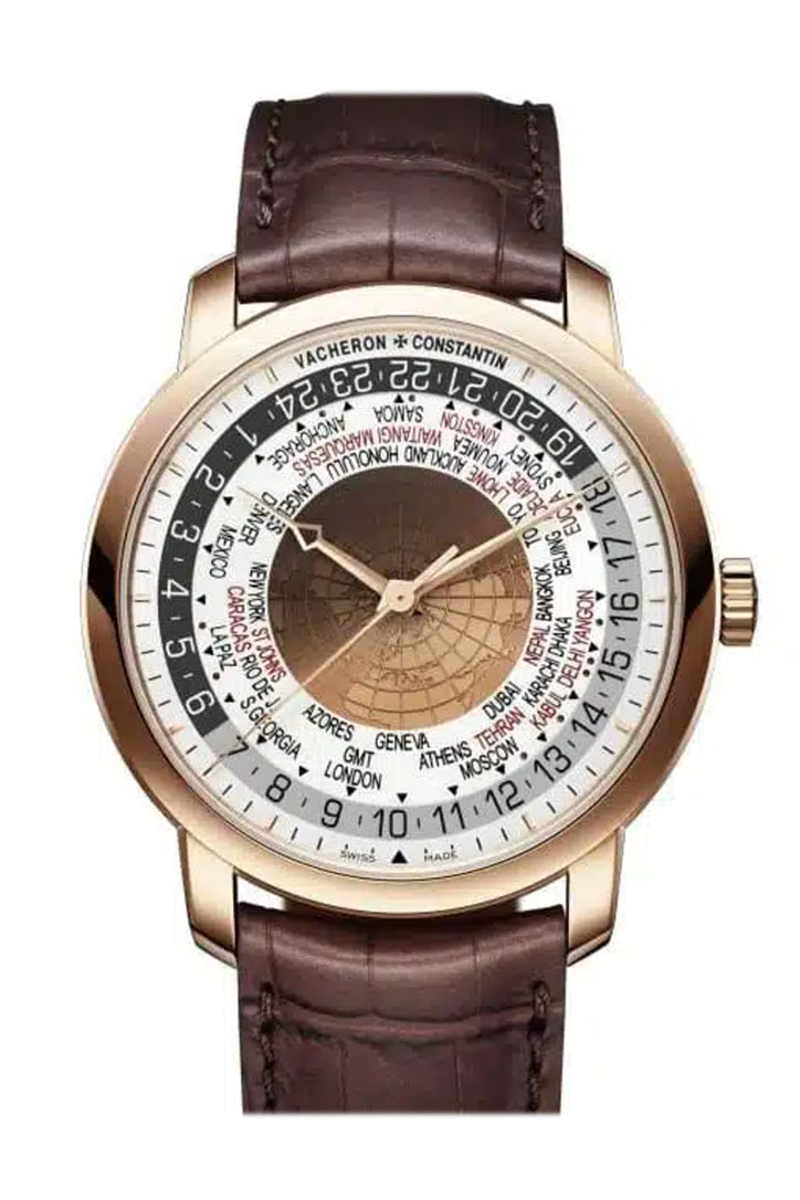 Vacheron Constantin Traditionelle Worldtime Rose Gold Watch 86060/000R-8985