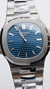 Patek Philippe 5810/1G-001 Nautilus 41 Sunburst Blue Dial White Gold 50th Anniversary Watch