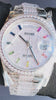 Rolex Day-Date 36 Diamond Paved Diamond Dial Diamond Bezel White Gold Diamond President Watch 128349RBR