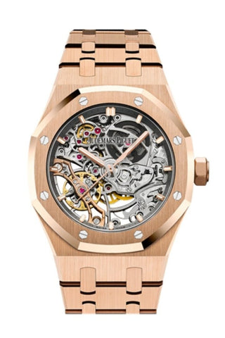 Audemars Piguet Royal Oak Double Balance Wheel Openworked Rose Gold Watch 15467Or.oo.1256Or.01