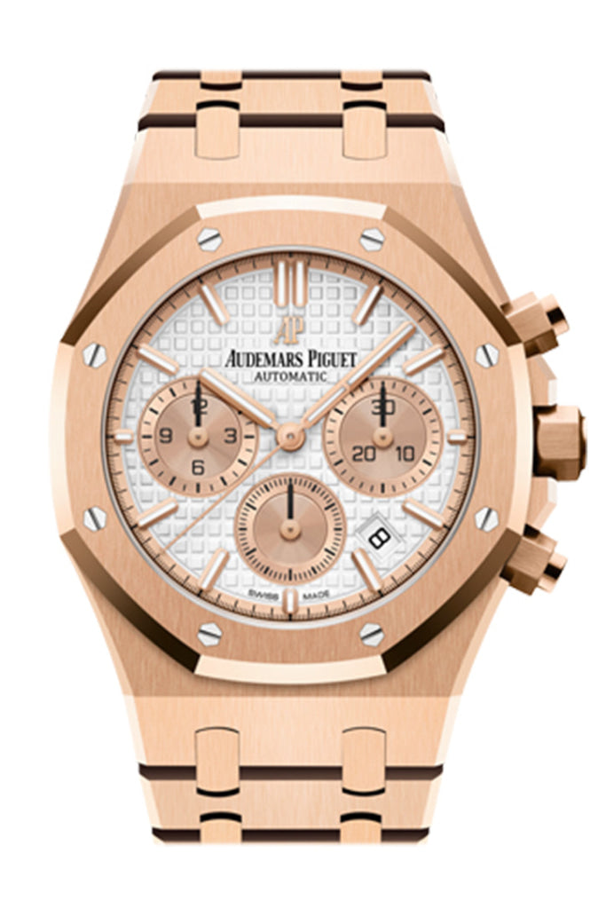 Audemars Piguet Royal Oak 38Mm Chronograph Automatic Silver Dial Men’s Watch 26315Or.oo.1256Or.01