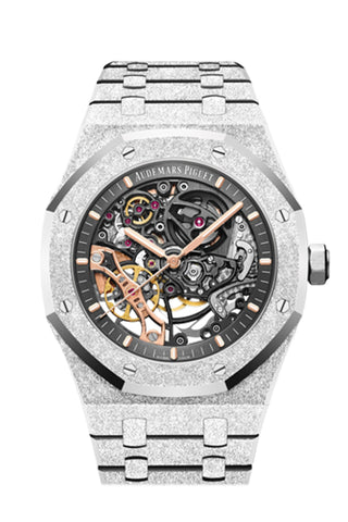 Audemars Piguet Royal Oak 41Mm Double Balance Wheel Frosted Gold Watch 15407Bc.gg.1224Bc.01 Dcm