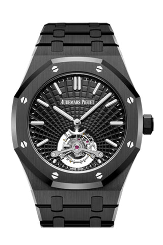 Audemars Piguet Royal Oak Tourbillon Extra Thin Black Ceramic Mens Watch 26522Ce.oo.1225Ce.01 Dcm