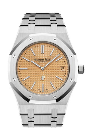 Audemars Piguet Royal Oak 39 Jumbo Extra-Thin White Gold 15202Bc.oo.1240Bc.01 Dcm Watch