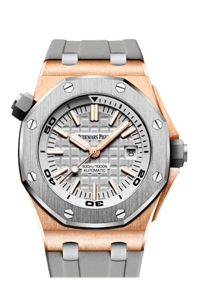 Audemars Piguet Royal Oak Offshore 42 Diver Grey Rose Gold 15711Oi.oo.a006Ca.01 Watch