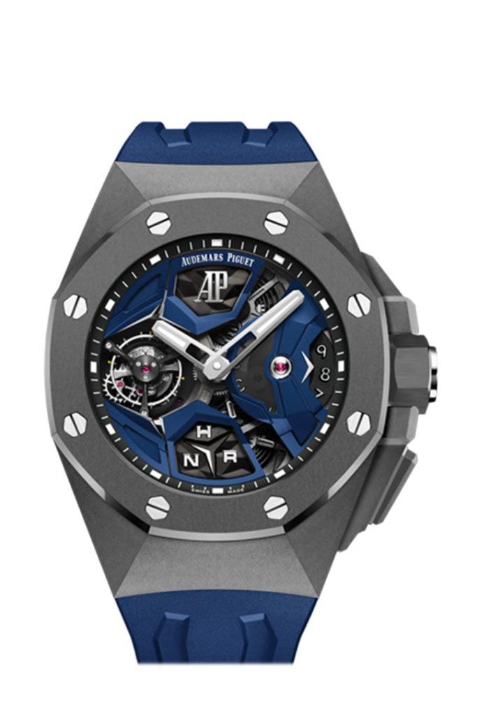 Audemars Piguet Royal Oak Concept 44 Flying Tourbillon Gmt Titanium Blue 26589Io.oo.d030Ca.01 Watch