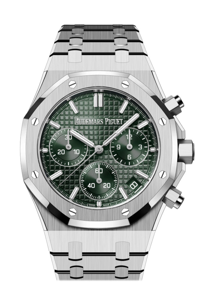 Audemars Piguet Royal Oak 41 Khaki Green Dial 50Th Anniversary Stainless Steel 26240St.oo.1320St.04