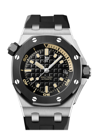Audemars Piguet Royal Oak Offshore 42 Black dial Black rubber strap Watch 15720CN.OO.A002CA.01