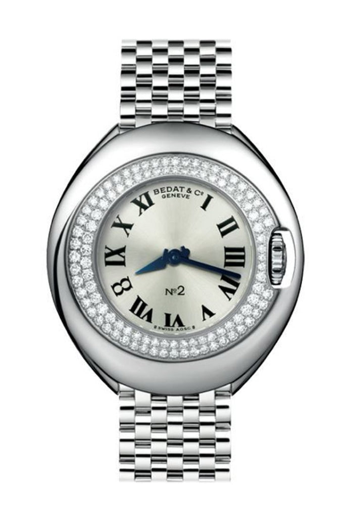 Bedat No 2 Silver Dial Stainless Steel Diamond Unisex Watch 228.031.600