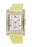 Bedat No. 7 Silver Dial Yellow Diamond Yellow Leather Ladies Watch 778.056.109