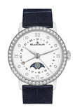 Blancpain Ladies Villeret SS Moonphase With Diamond Bezel 6106-4628-55A