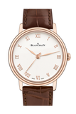 Blancpain Villeret Ultraplate Opaline Dial 18K Rose Gold Automatic Men's Watch 6104-3642-55A