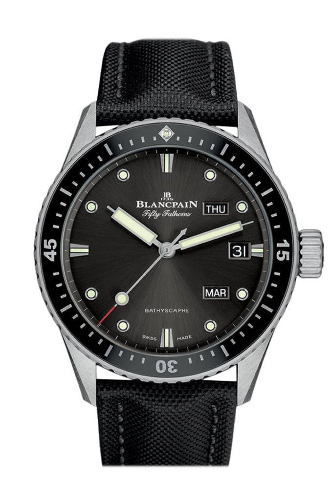 Blancpain Fifty Fathoms Bathyscaphe Annual Calender Automatic Meteor Grey Dial Men’s Watch