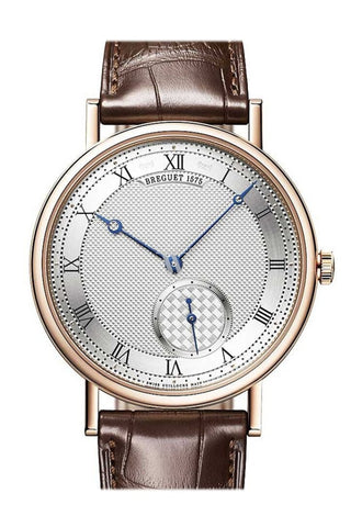 Breguet Classique Automtaic Rose Gold 7147Br129Wu Silver Watch