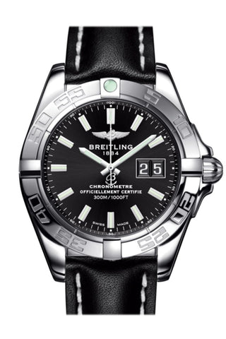 Breitling Galactic 41 Mens Watch A49350L2/be58-428X Black