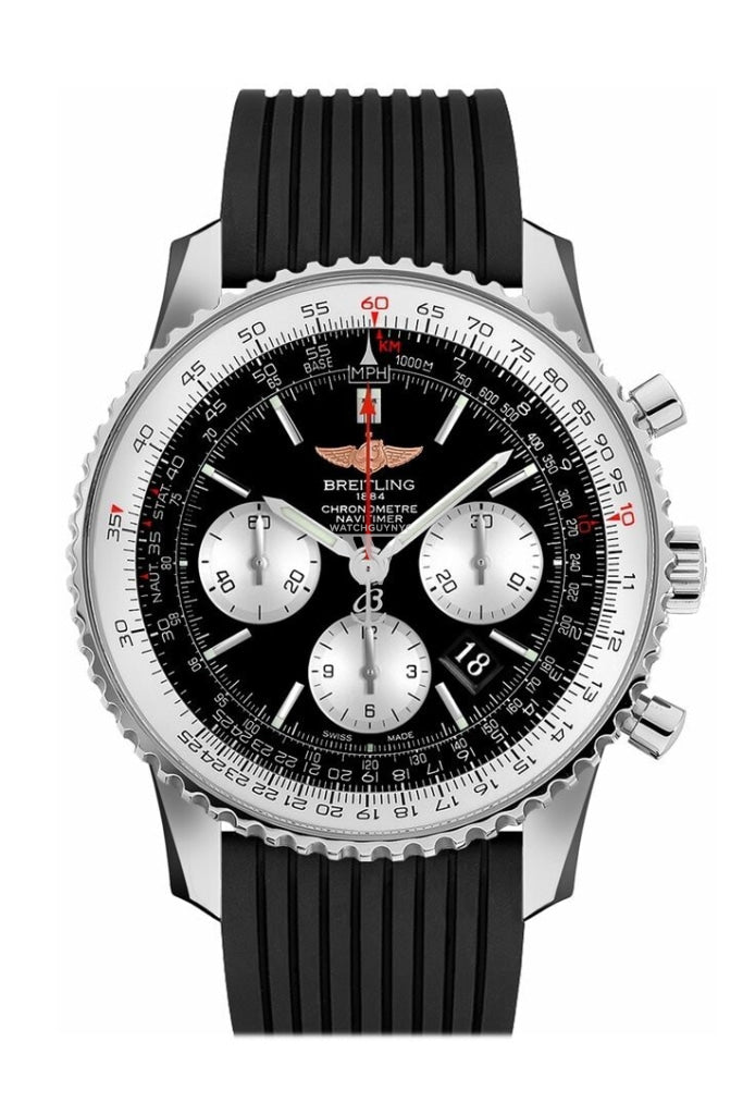 Breitling Transocean Chronograph Mens Watch Ab012721/bd09/252S Black