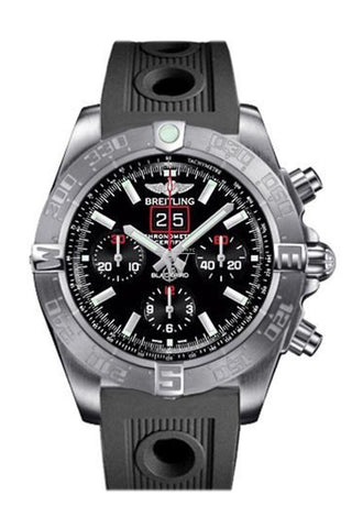 Breitling Chronomat Blackbird Mens Watch A4436010 Bb71 Black