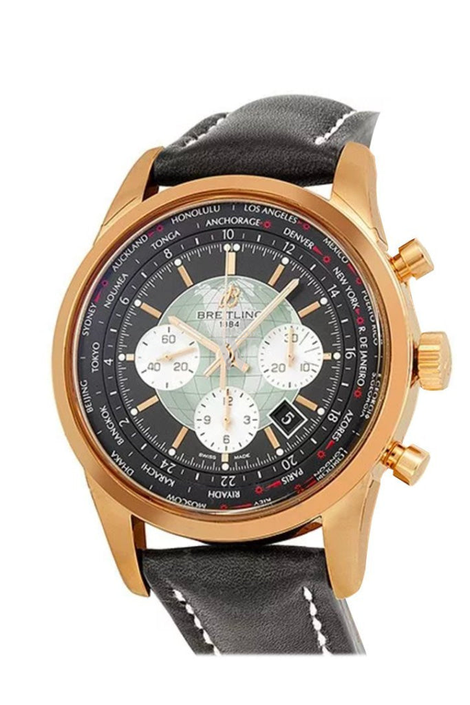 Breitling Transocean Chronogragh Unitime Rosegold Rb0510U4-Bb63 Watch