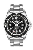 Breitling Superocean II 44 Black Dial Steel Men's Watch A17392D7 B1A1