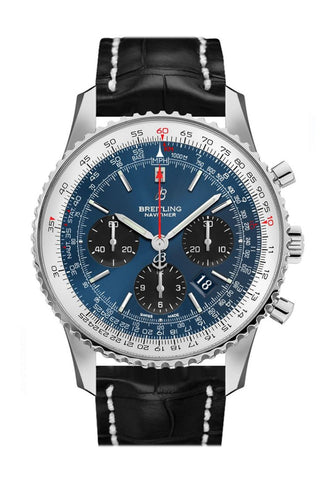 Breitling Navitimer 1 Chronograph Automatic Chronometer Blue Dial Mens Watch Ab0121211 C1P1