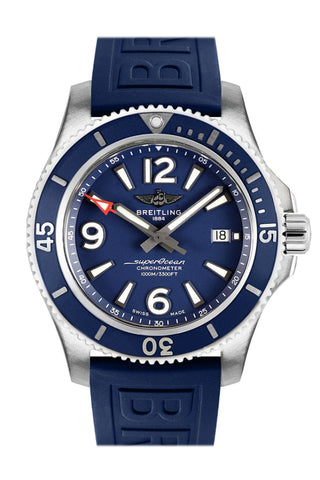 Breitling Superocean 44Blue Rubber A17367D81C1S1 Watch