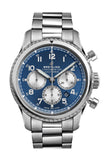 Breitling Navitimer Chrono Blue Dial Stainless Steel AB0117131 C1A1