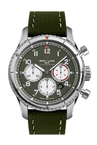 Breitling Aviator 8 B01 Chronogragh Green Ab01192A1 L1X1 Watch