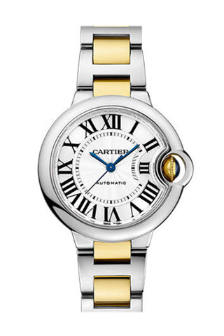 Cartier Ballon Bleu 33Mm Steel Yellow Gold W2Bb0002 Watch