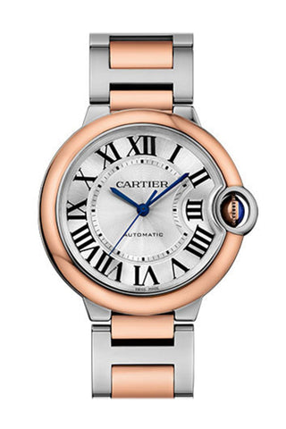 Cartier Ballon Bleu 36Mm Steel Rose Gold W2Bb0003 Watch