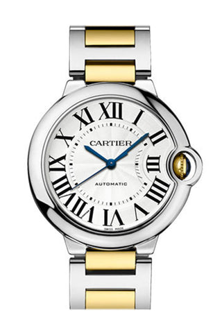 Cartier Ballon Bleu 36Mm Steel Yellow Gold W2Bb0012 Watch