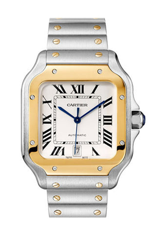 Cartier Santos Steel Yellow Gold W2Sa0009 Watch