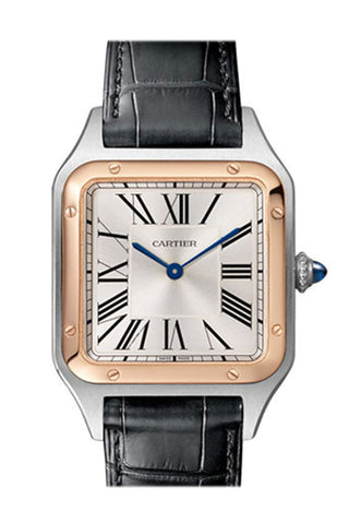 Cartier Santos Dumont Steel Rose Gold W2Sa0011 Watch