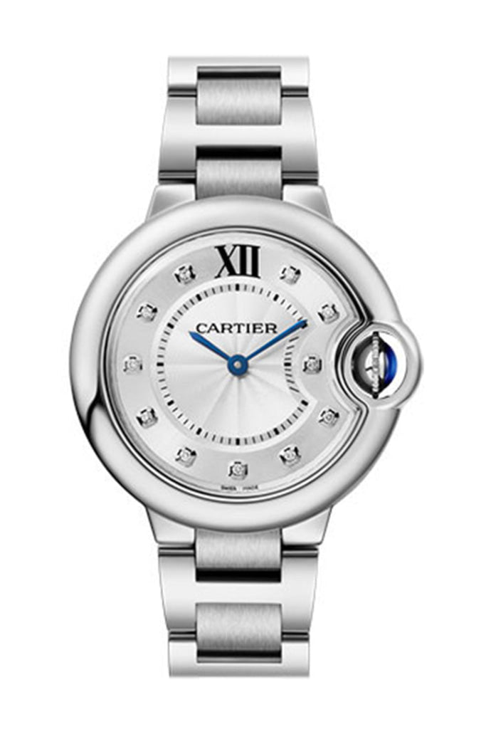 Cartier Ballon Bleu 33Mm Diamond Dial W4Bb0020 Watch