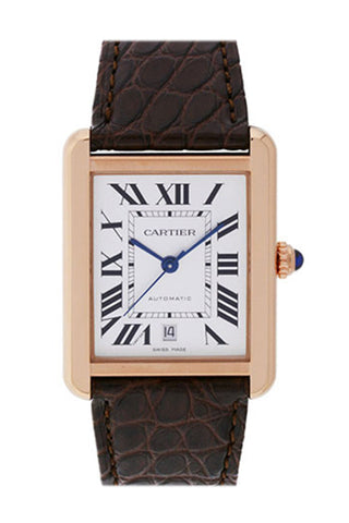 Cartier Tank Solo Extra Large Rose Golde Steel Gold W5200026 Watch