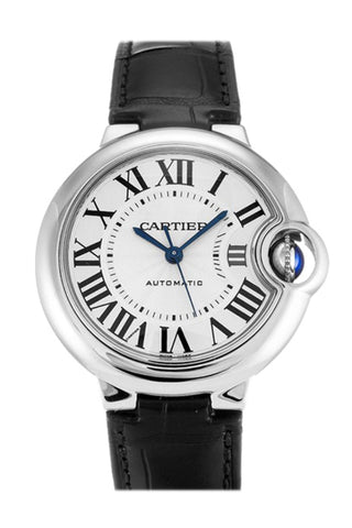 Cartier Ballon Bleu 33Mm Automatic Strap W6920085 Watch