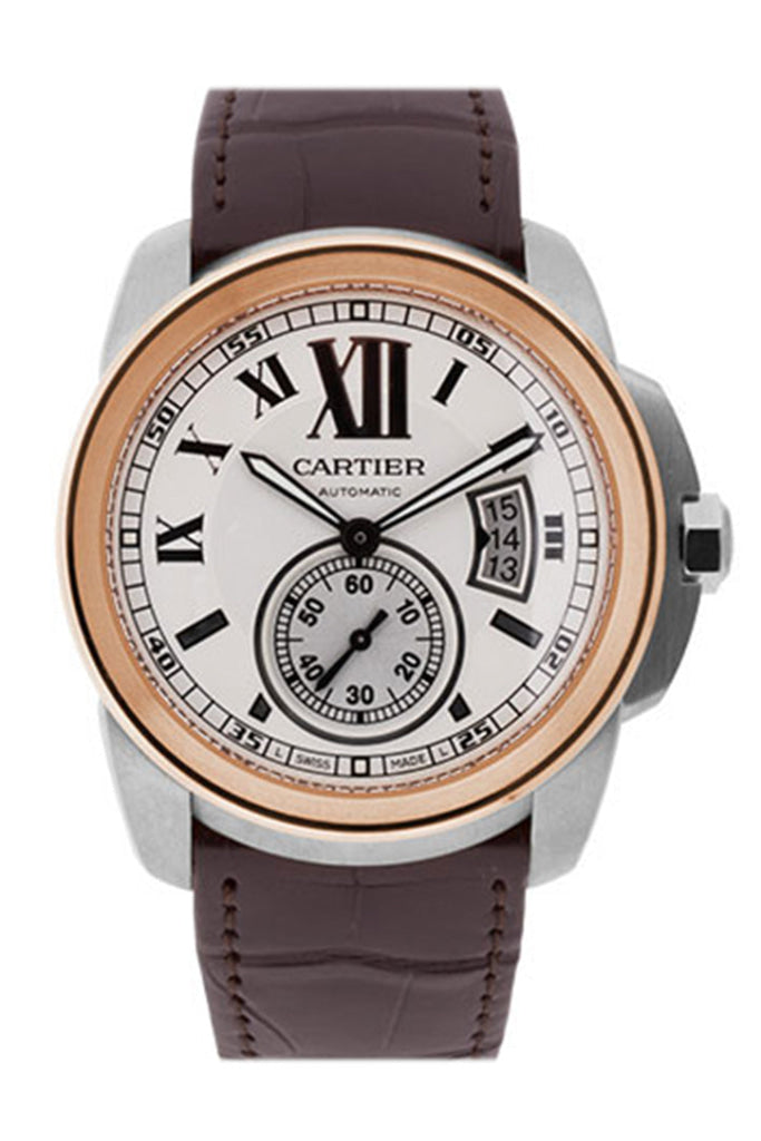 Cartier Calibre De Mechanical Silver Dial Men’s Watch W7100039