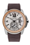 Cartier Calibre De Mechanical Silver Dial Men's Watch W7100039